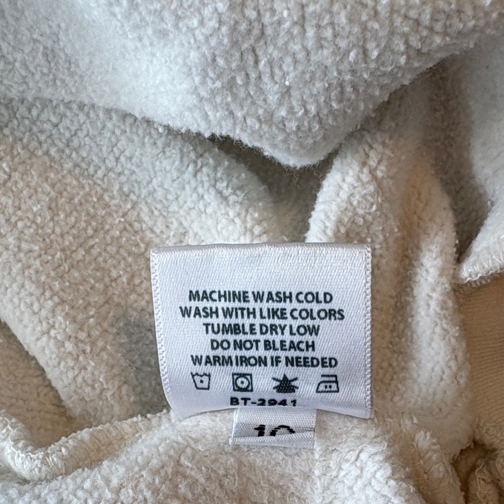 Spotify Crewneck Sweatshirt Cream, size Large Made in USA, 100% cotton - Picture 7 of 9